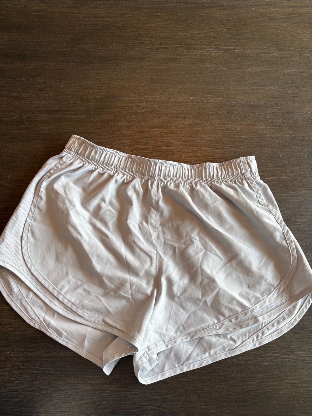 Nike Women's Silver/Light Gray Athletic Shorts